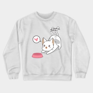 Feeding The Cat Crewneck Sweatshirt